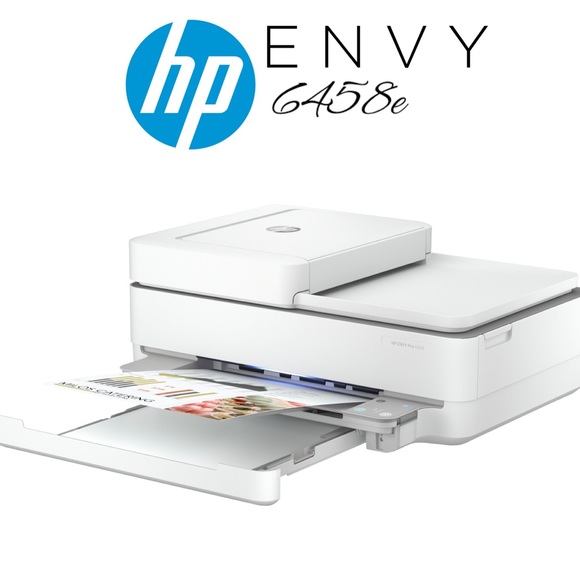 HP Office Hp Envy Pro 6458e 4in Inkjet Laser Wifi Printer Nwt